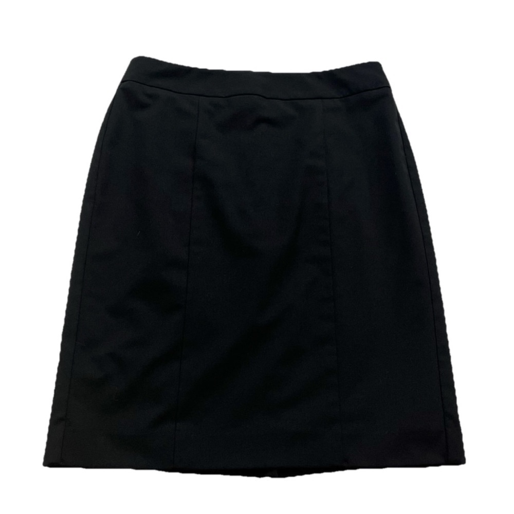 Ann Taylor High Rise Stretch Solid Black Pencil Skirt Women’s Size 2 Lined